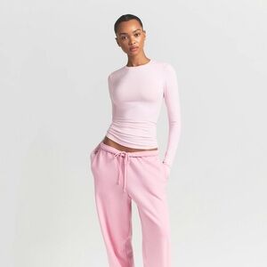 NWT - SKIMS Cherry Blossom Cotton Jersey Top